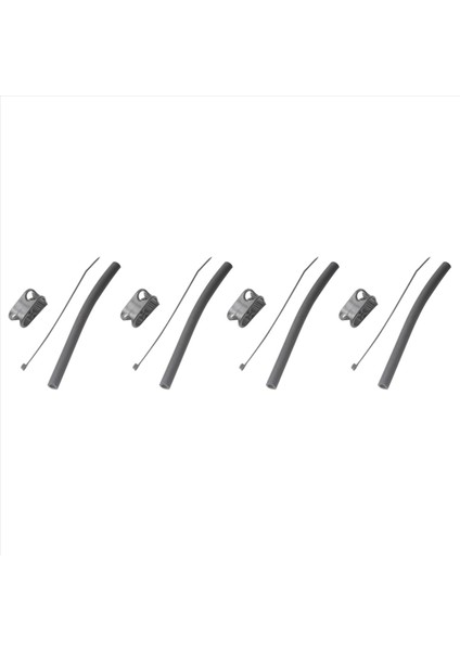 4x Dayanıklı Naylon Değiştirme Uçurtma Uçurtma Uçurtma Bir Pompa Valf Hortum Kelepçesi Dişli Aksesuarları Uçurtma Hortumu ve Kelepçesi (Yurt Dışından)