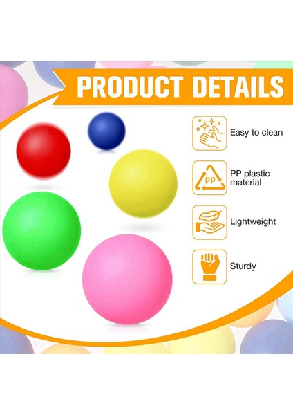 600 Paket Ping Pong Topları Masa Tenis Topları 40 mm Pingpong Topları Bouncy Balls Eğlence Masası Tenis Topu Çok Renkli (Yurt Dışından) modelleri