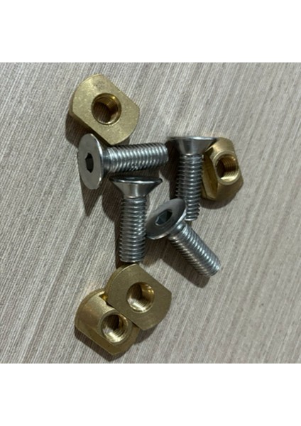 8pcs M6 Hydrofoil Montaj Pirinç T-S-S-Stoms Tüm Hydrofoil Pistleri Açık Havada Sörf Aksesuarları Altın (Yurt Dışından) fiyatları