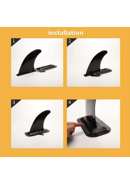 Şişme Sörf Tahtası Kuyruk Dümen Sup Paddleboard Slayt-In Balık Kuyruğu Yüzgeçleri Çıkarılabilir Ayırıcı Yüzgeçler Sörf Tahtası Aksesuarları (Yurt Dışından) modelleri