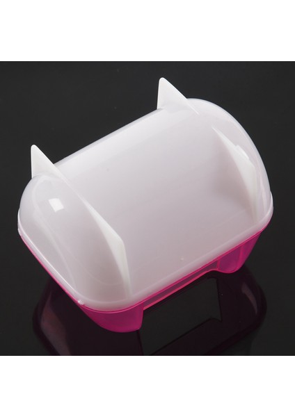 2x Pembe Beyaz Küçük Hamster Banyo Kum Kafesi Evcil Hayvan Banyo 10 x 7 x 7cm (Yurt Dışından) fiyatları
