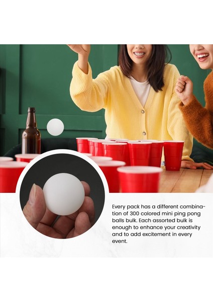 300 Paket Ping Pong Topları Masa Tenis Topları 40 mm Pingpong Topları Bouncy Balls Eğlence Masası Tenis Topu Beyaz (Yurt Dışından) indirimleri