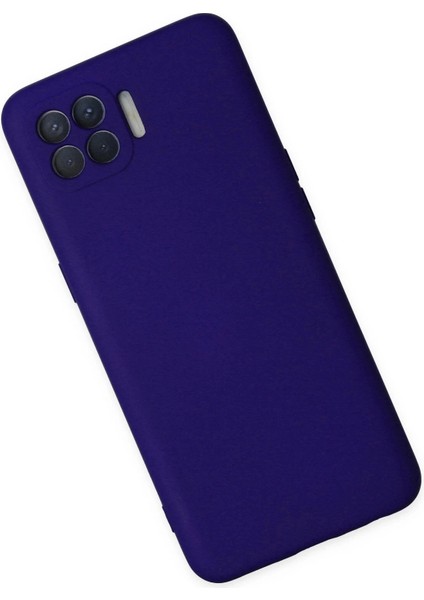 Oppo Reno 4 Lite Kılıf Nano Içi Kadife Silikon - Mor modelleri