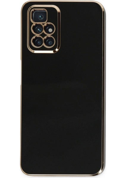 Ieg Xiaomi Redmi 10 2022 Kılıf Volet Silikon - Siyah