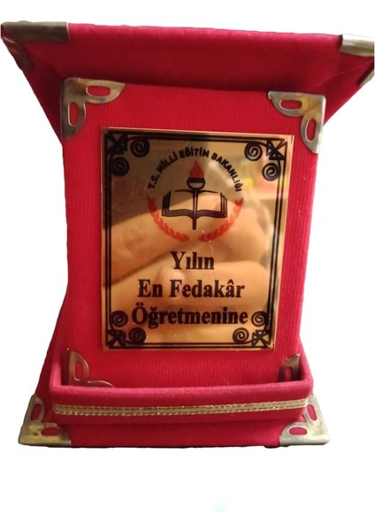Öğretmeler Günü Hediyesi Kadife Kaplı Küçük Boy Plaket fiyatları