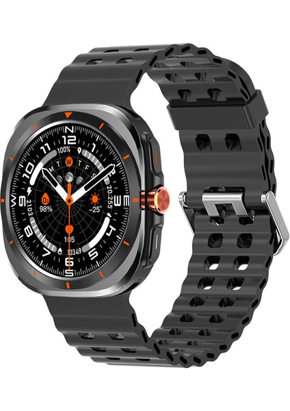 Watch 7 Ultra Bluetooth Çağrı Sesli Asistan Kalp Atış Hızı Monitörü 1,52 Inç Amoled Ekran Erkek Kadın Akıllı Saat (Yurt Dışından)