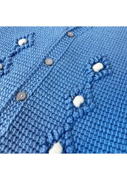 3879 El Örgüsü Şekil Desenli Örgü Yelek - 8 Yaş modelleri