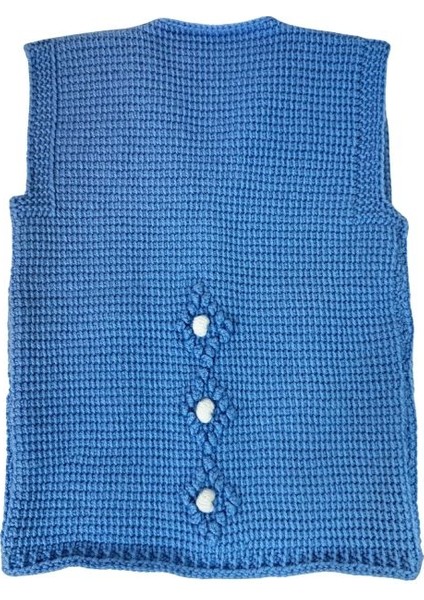 3879 El Örgüsü Şekil Desenli Örgü Yelek - 8 Yaş fırsatları