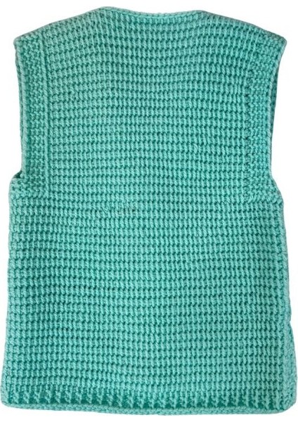 0907 El Örgüsü Ördek Desenli Örgü Yelek - 1 - 3yaş fırsatları