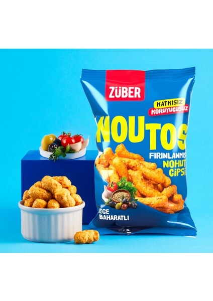 Züber Noutos Fırın Nohut Cipsi 55 gr Ege Baharat