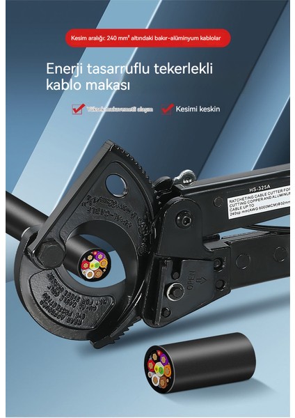 Kablo Kesme Tel Kesici HS-325A (Yurt Dışından) modelleri
