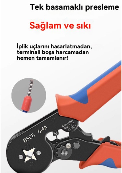 6-4A Hsc8 Soğuk Presleme Pense (Yurt Dışından) modelleri