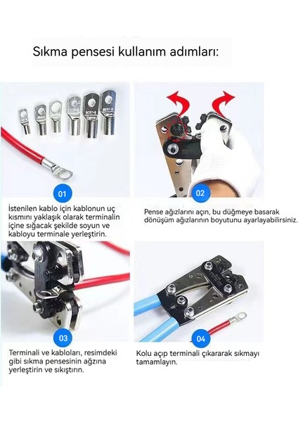 HX-50B Terminal Blok Sıkma Kelepçesi (Yurt Dışından) fiyatları