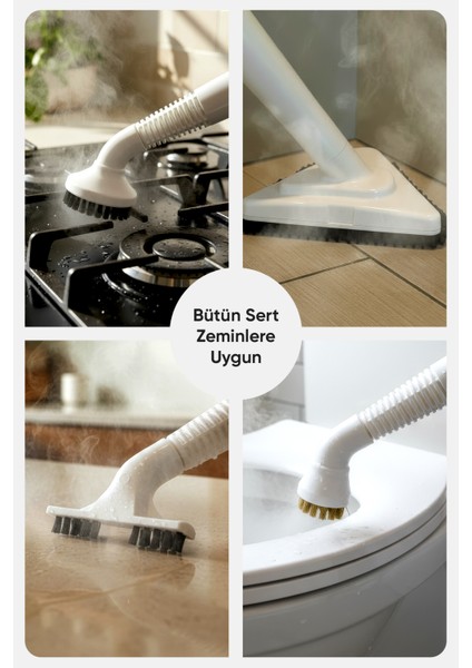 Çok Fonksiyonlu Buharlı Temizleyici Temizlik Seti FR-SC282 Steam Elite