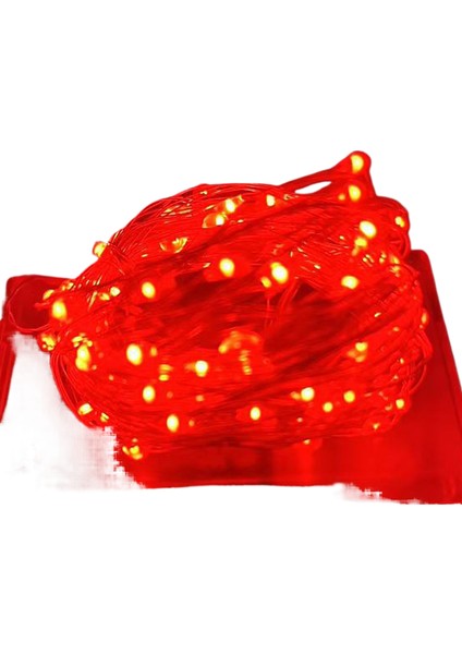 10 Metre 100 Led'li Bakır Tel Noel Festivali Çiçek Buketi USB Dekoratif Işık Dizisi (Yurt Dışından)