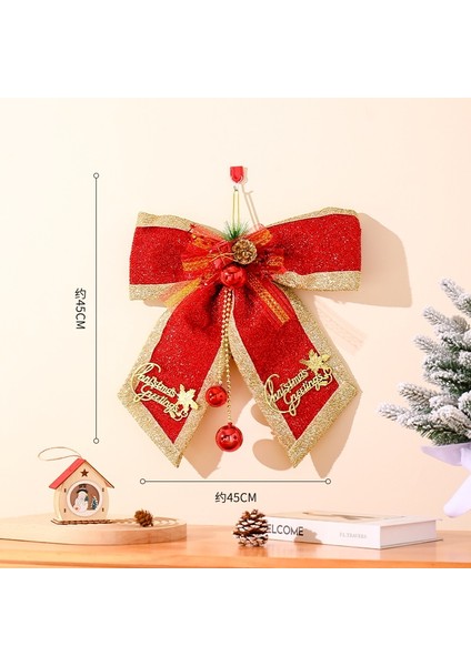 Noel Süsleri Yay Asılı Noel Ağacı Asılı Süslemeler Atmosfer Dekorasyon Sahne (Yurt Dışından)