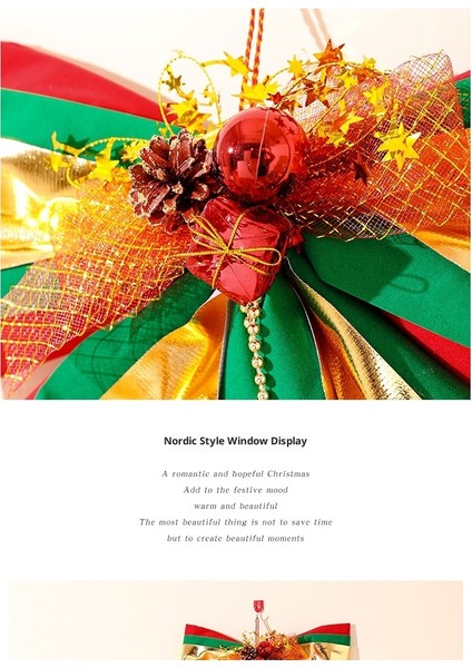 Noel Süsleri Yay Asılı Noel Ağacı Asılı Süslemeler Atmosfer Dekorasyon Sahne (Yurt Dışından) fırsatları