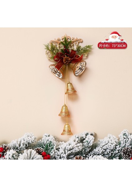 Noel Ağacı Asma Süsleri Çan Asma Noel Süsleri I Sahne Süsleri (Yurt Dışından)