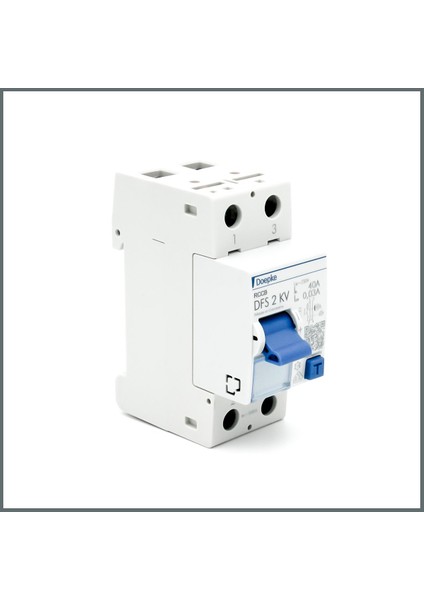 2X40A Rccb 30MA (A Tipi Kaçak Akım Rölesi) (Kv:darbe Akım)