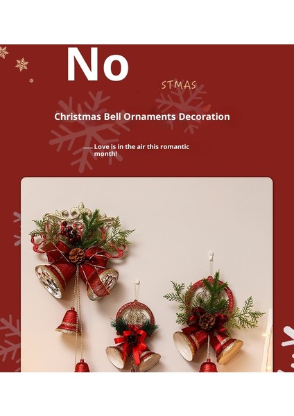Noel Ağacı Asma Süsleri Çan Asma Noel Süsleri I Sahne Süsleri (Yurt Dışından) fırsatları