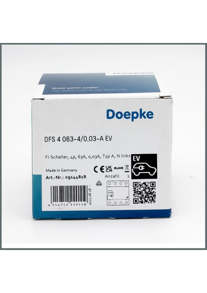 4X63A Rccb 30MA (A Tipi Kaçak Akım Rölesi) (Ev:dc 6ma)