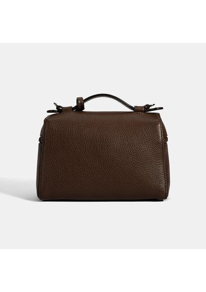 Kadın Koyu Kahve Omuz Askılı Mini Deri El Çantası indirimleri