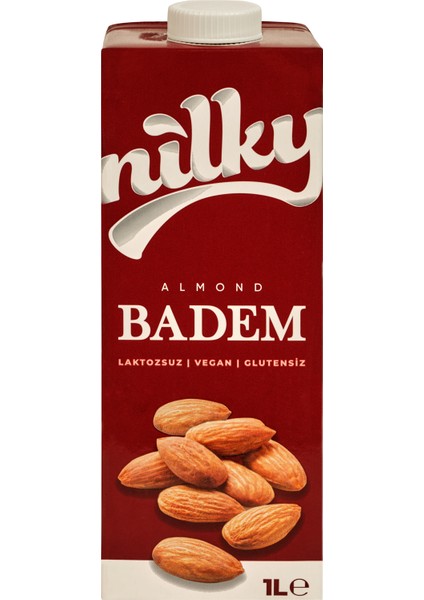 Badem Sütü 200 ml Laktozsuz Türkiye Üretimi Bitkisel Protein ve E Vitamini İçerir modelleri