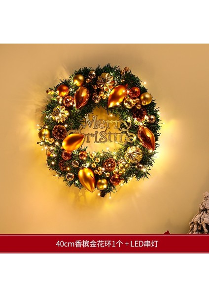 Yılbaşı Süsleri Çelenkler Rattan Kapı Askıları Yılbaşı Ağacı Askıları (Yurt Dışından)