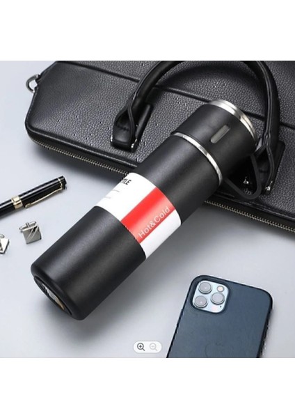 Paslanmaz Çelik 3 Bardaklı Vakumlu Termos Hediyelik Set 680 ml 12-24 Saate Kadar Isı Koruma Içecek 7 fiyatları