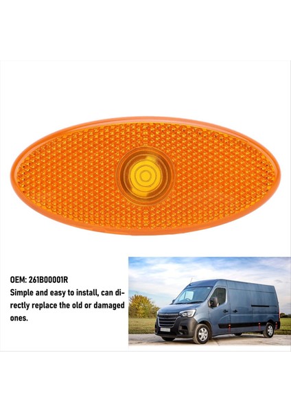 Master Mk3 2010-2024 NV400 2011-2024 Için Amber Yan Işaret Lambası Merceği 261B00001R (Yurt Dışından) fırsatları