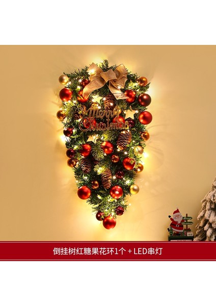 Yılbaşı Süsleri Çelenkler Rattan Kapı Askıları Yılbaşı Ağacı Askıları (Yurt Dışından)