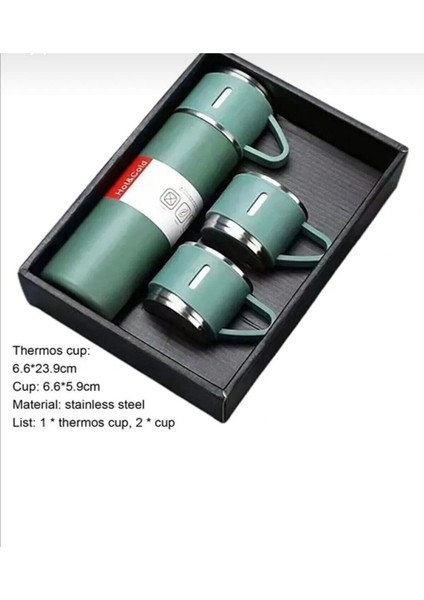 Kişiye Özel Paslanmaz Çelik Termos 3 Bardaklı Termos Seti Çanta Hediyeli 0,50 L Içecek Paslanmaz Çel modelleri