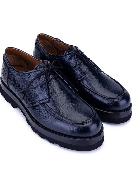 Erkek Hakiki Deri Lacivert Casual Ayakkabı 537 67616 Erk Ayk SK25-26 Lacı Gyk/krk fiyatları
