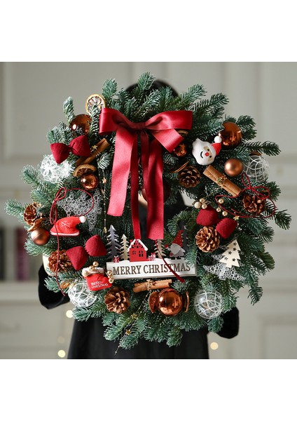 Noel Dekorasyonu Kapı Asma Düşen Kar Noel Dekorasyonu Rattan Süs Dekorasyon Asma (Yurt Dışından) fırsatları
