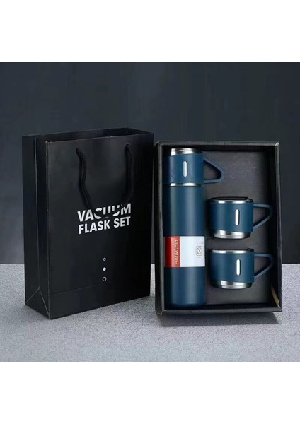 Kişiye Özel Isimli Hediyelik Termos - 3 Bardaklı Paslanmaz Çelik Termos 540 ml modelleri