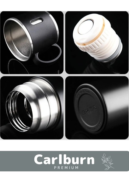 Özel Üretim Paslanmaz Çelik 3 Bardaklı Soğuk Sıcak Termos Vakumlu Termos Set Çanta Hediyeli 550 ml > fiyatları