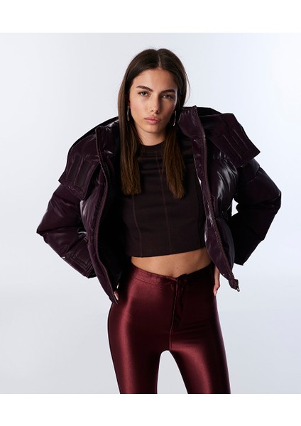 PARLAK DOKULU PUFFER MONT TW6250012052035