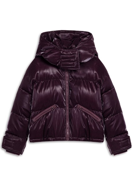 PARLAK DOKULU PUFFER MONT TW6250012052035 indirimleri