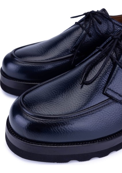 Erkek Hakiki Deri Lacivert Casual Ayakkabı 537 67616 Erk Ayk SK25-26 Lacı Gyk/krk modelleri
