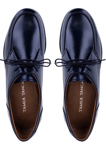 Erkek Hakiki Deri Lacivert Casual Ayakkabı 537 67616 Erk Ayk SK25-26 Lacı Gyk/krk indirimleri