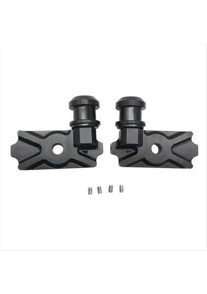 CBR250R 2011-2018 Motosiklet Arka Çatal Fiş Vidası Zincir Ayar Bloğu Aksesuarları Siyah (Yurt Dışından)