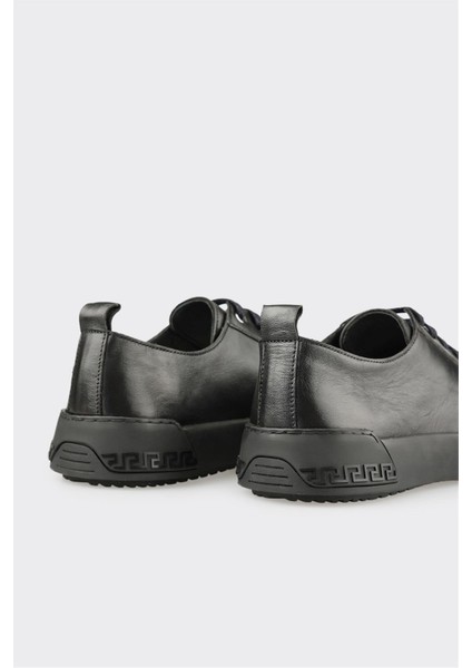 Siyah Deri Erkek Günlük Ayakkabı indirimleri
