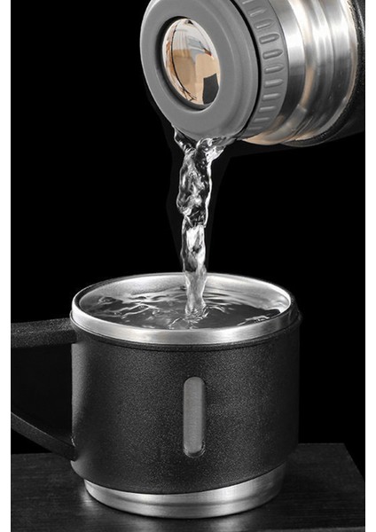 Termos Suluk 500ML 3 Bardaklı Set A+ Kalite Paslanmaz Çelik Kahve Termosu Hediye Çantalı fiyatları