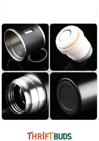 Özel Üretim Paslanmaz Çift Kat Çelik 3 Bardaklı Vakumlu Soğuk Sıcak Çanta Hediyeli Termos Set 550 ml fiyatları