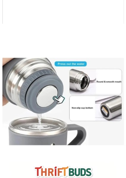 Özel Üretim Paslanmaz Çift Kat Çelik 3 Bardaklı Vakumlu Soğuk Sıcak Çanta Hediyeli Termos Set 550 ml modelleri