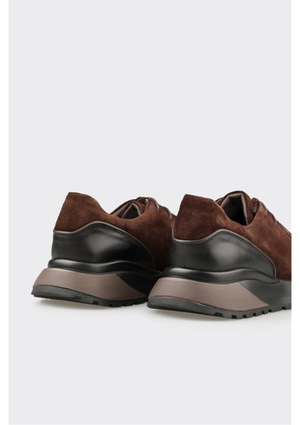 Kahve Deri Erkek Günlük Ayakkabı indirimleri