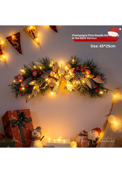 Yılbaşı Süsleri Çelenkler Rattan Kapı Askıları Sahne Askıları Kolyeler (Yurt Dışından)