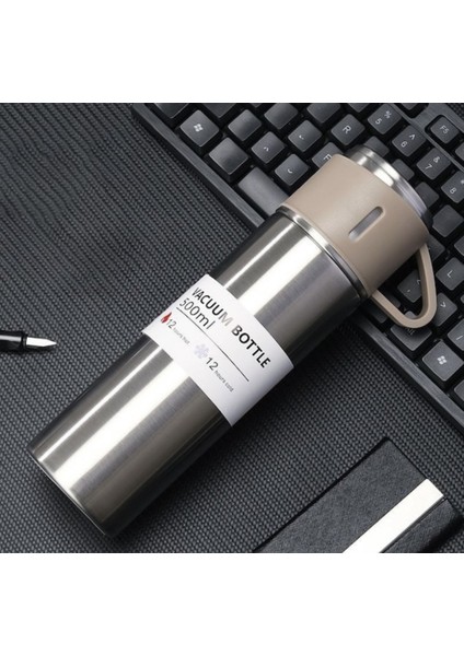 Su Termosu 500ML 3 Bardaklı A+ Kalite Paslanmaz Çelik Kahve Termosu Hediye Çantalı fiyatları