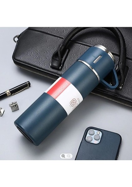 Termos Paslanmaz Çelik 3 Bardaklı Vakumlu Termos Set 500 Ml, 12 Saate Kadar Isı Koruma >550 ml Içece fiyatları