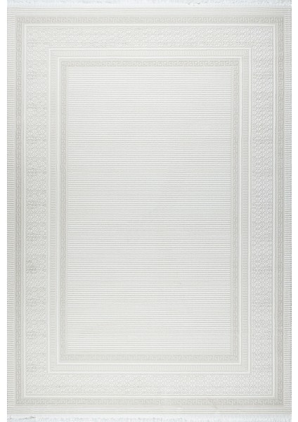 Krem Beyaz Antialerjik Modern Salon Halısı – 4m² / 6m² – Bambu Dokulu, Kaymaz Taban ve Toz Tutmaz modelleri